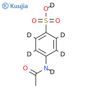 4-Acetamidobenzenesulfonic Acid-d6 structure