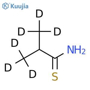 2-Methyl-d3-propane-3,3,3-d3-thioamide structure