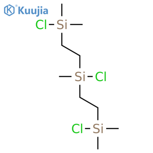 Silane, chlorobis[2-(chlorodimethylsilyl)ethyl]methyl- structure