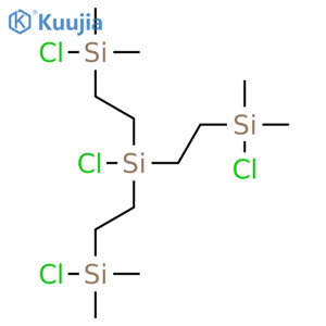 Silane, chlorotris[2-(chlorodimethylsilyl)ethyl]- structure