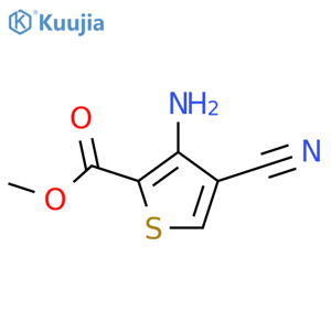 Methyl 3-Amino-4-cyanothiophene-2-carboxylate structure