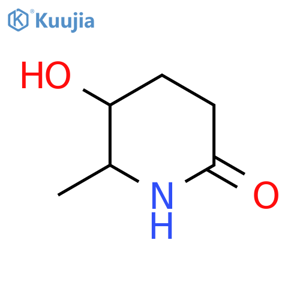 5-Hydroxy-6-methylpiperidin-2-one structure