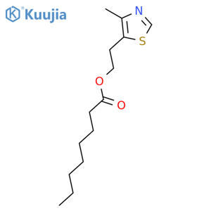 4-Methyl-5-thiazolylethanyl octanoate structure