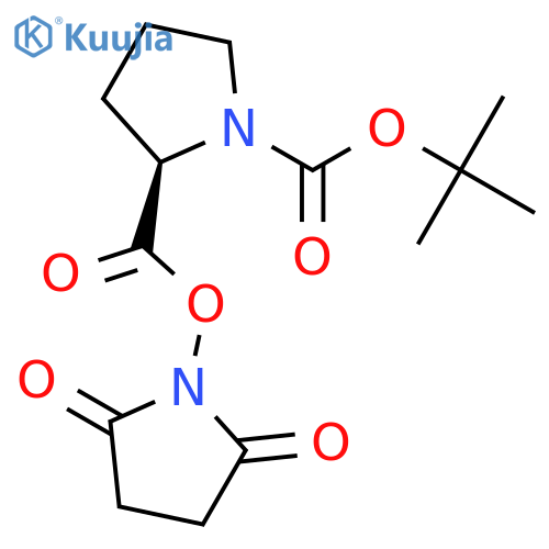 N-(tert-Butoxycarbonyl)-D-proline Succinimidyl Ester structure