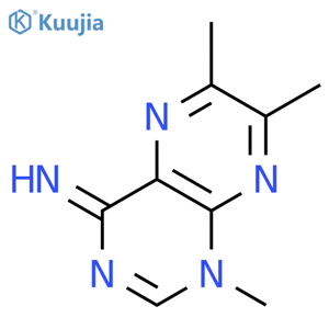 4(1H)-Pteridinimine,1,6,7-trimethyl- structure