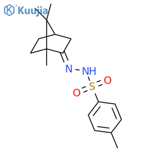 Benzenesulfonic acid,4-methyl-, 2-(1,7,7-trimethylbicyclo[2.2.1]hept-2-ylidene)hydrazide structure