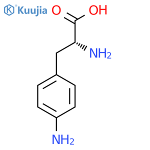 (2R)-2-Amino-3-(4-aminophenyl)propanoic Acid structure