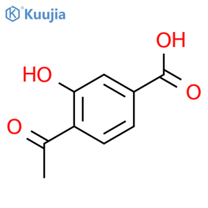 4-Acetyl-3-hydroxybenzoic Acid structure