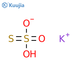 Thiosulfuric acid(H2S2O3), potassium salt (8CI,9CI) structure