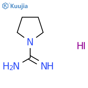 Pyrrolidine-1-carboximidamide hydroiodide structure