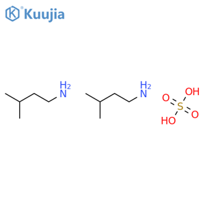 Butylamine, 3-methyl-, sulfate (2:1) structure