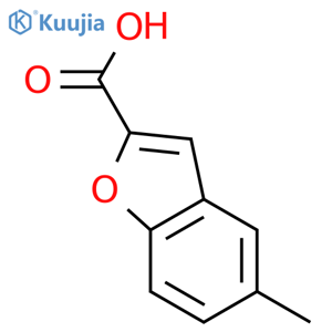 5-methyl-1-benzofuran-2-carboxylic acid structure