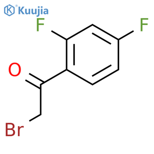 2-Bromo-2',4'-difluoroacetophenone structure