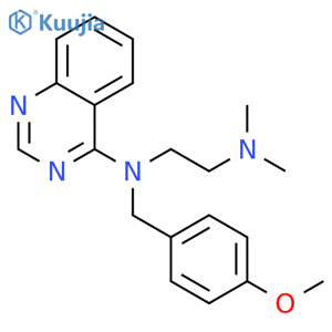 1,2-Ethanediamine,N1-[(4-methoxyphenyl)methyl]-N2,N2-dimethyl-N1-4-quinazolinyl- structure