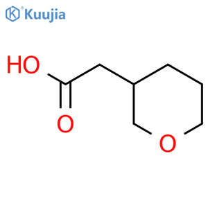 Tetrahydro-2H-pyran-3-ylacetic Acid structure