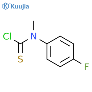 Carbamothioic chloride,(4-fluorophenyl)methyl- (9CI) structure