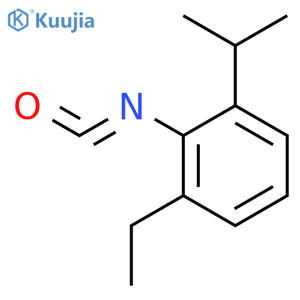 Benzene,1-ethyl-2-isocyanato-3-(1-methylethyl)- structure