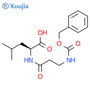 L-Leucine,N-[(phenylmethoxy)carbonyl]-b-alanyl- (9CI) structure