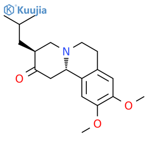 (+)-Tetrabenazine structure