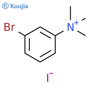 Benzenaminium, 3-bromo-N,N,N-trimethyl-, iodide (1:1) structure