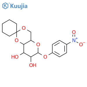 p-Nitrophenyl 4,6-Cyclohexylidene-beta-D-mannopyranoside structure