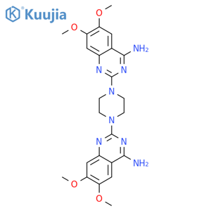 2,2'-(1,4-Piperazinediyl)bis6,7-dimethoxy-4-quinazolinamine(Terazosin Impurity) structure