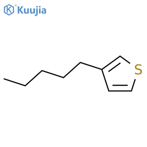 3-Pentylthiophene structure