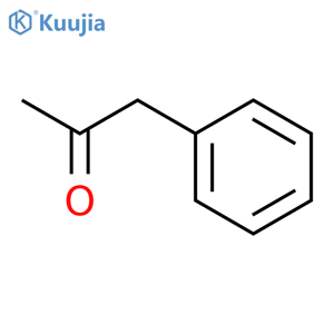 Phenylacetone (1-Phenyl-2-acetone) structure