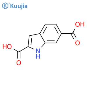 1H-indole-2,6-dicarboxylic acid structure