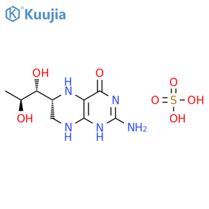 (6R)-Tetrahydro-L-biopterin Sulfate structure