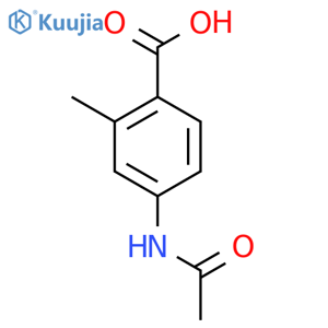 4-Acetamido-2-methylbenzoic acid structure