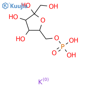 D-Fructofuranose 6-(Dihydrogen phosphate) Dipotassium Salt structure