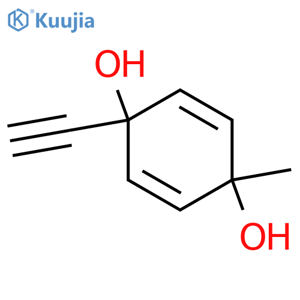 2,5-Cyclohexadiene-1,4-diol,1-ethynyl-4-methyl- structure