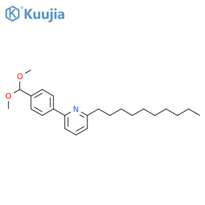 2-Decyl-6-[4-(dimethoxymethyl)phenyl]pyridine structure