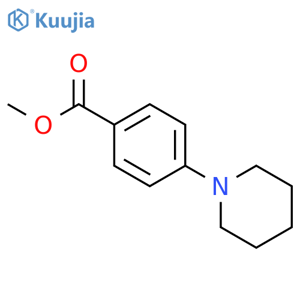 Methyl 4-Piperidinobenzenecarboxylate structure