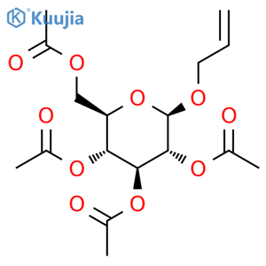 Allyl 2,3,4,6-Tetra-O-acetyl-b-D-glucopyranoside structure