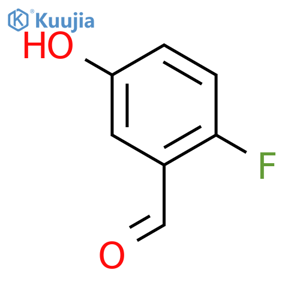 2-Fluoro-5-hydroxybenzaldehyde structure