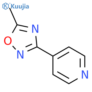 4-(5-Methyl-1,2,4-oxadiazol-3-yl)pyridine structure