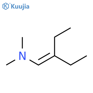 2-Ethyl-N,N-dimethyl-1-buten-1-amine structure