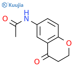 6-Acetyaminochroman-4-one structure