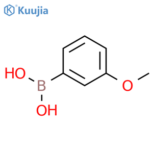 3-Methoxybenzeneboronic acid structure