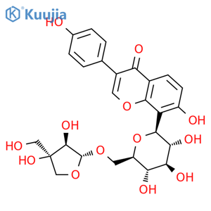 Puerarin Apioside structure