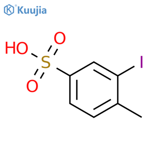 Benzenesulfonic acid, 3-iodo-4-methyl- structure