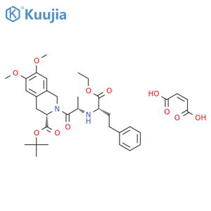 Moexipril tert-Butyl Ester Maleic Acid Salt structure