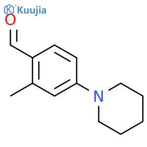 2-Methyl-4-(piperidin-1-yl)benzaldehyde structure