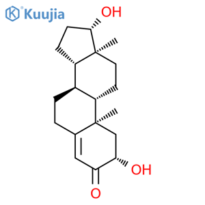 Androst-4-en-3-one,2,17-dihydroxy-, (2b,17b)- structure