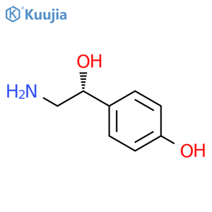 4-(2-amino-1-hydroxyethyl)phenol structure