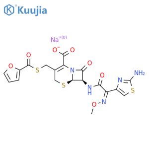 Ceftiofur sodium structure