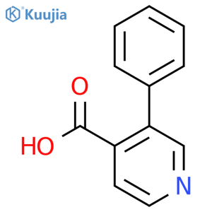 3-phenylpyridine-4-carboxylic acid structure