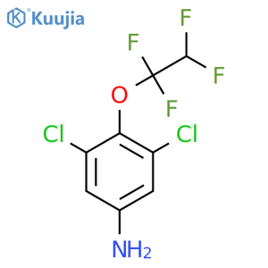 3,5-Dichloro-4-(1,1,2,2-tetrafluoroethoxy)aniline (>85%) structure